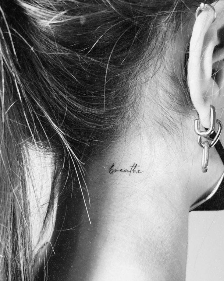 Meanings of Small Tattoo Ideas and Where to Get Them 2 neck tattoo